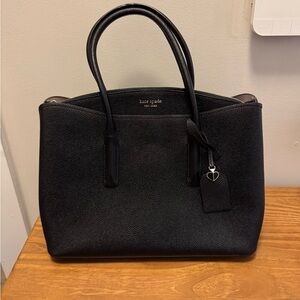kate spade Black Pebbled Leather Satchel